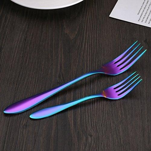 Image du produit Homquen Couverts de table aux couleurs de l'arc-en-ciel (6 pièce(s), Scoops)