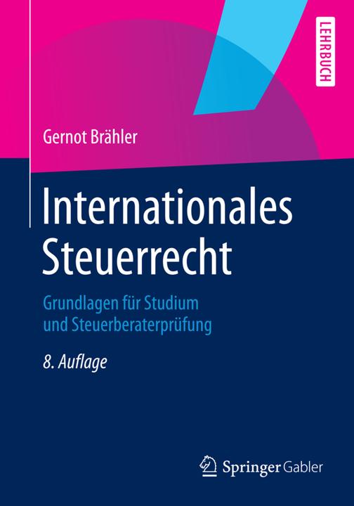 Actual product image Internationales Steuerrecht (German, Gernot Brähler, 2014)
