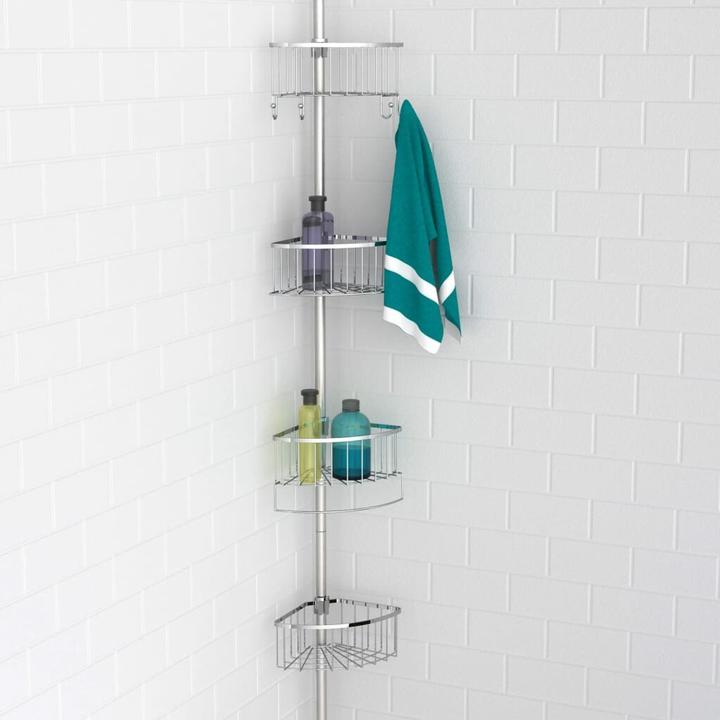 Produktbild Eisl Teleskop-Dusch-Eckregal (23 x 27 x 245 cm)