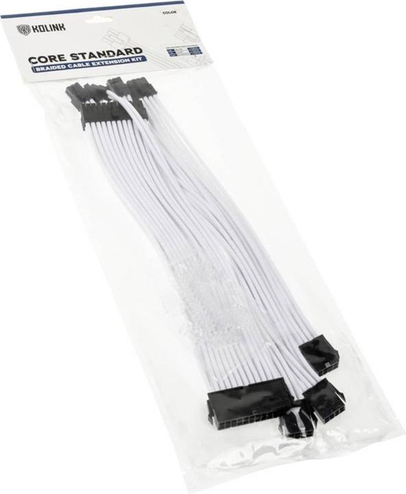 Immagine prodotto Kolink Core Standard Braided Cable Extension Kit - Brilliant White