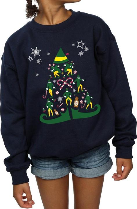 Immagine prodotto Elf Christmas Tree Felpa Ragazze (152, 158)
