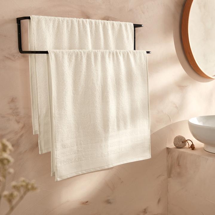Image du produit La Redoute Interieurs Lot de 2 serviettes Zavara en tissu éponge (50 x 100 cm)