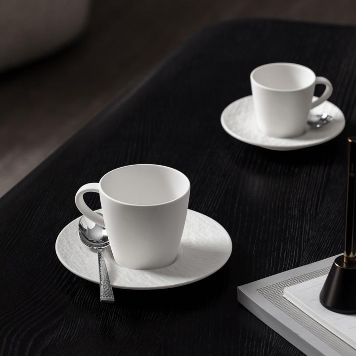 Immagine prodotto Villeroy & Boch Kaffeeuntertasse 6 Stk Manufacture Rock blanc (6 x)