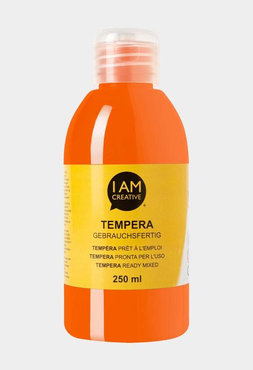 Immagine prodotto I Am Creative Tempera, pittura a tempera a base d'acqua, 250 ml (Arancia, 250 ml)
