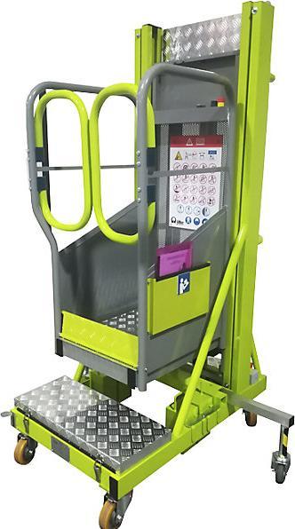 Image du produit Pramac Nacelle, montée électrique - translation manuelle, hauteur de travail 5 m.
