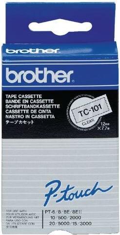Produktbild Brother Tc-101 (1.20 cm, Schwarz)