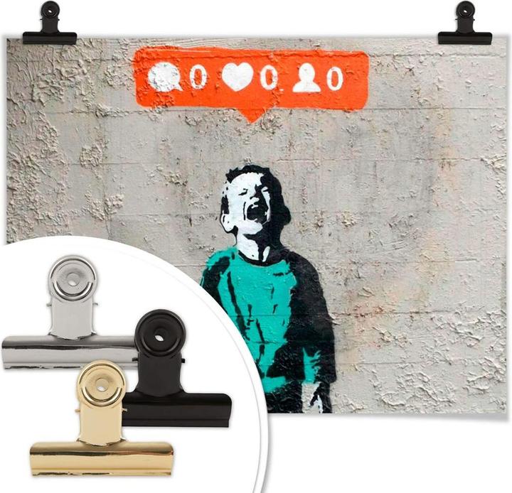 Image du produit Trenddeko Nobody likes me (Personne ne m'aime) (40 x 30 cm)