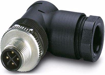 Produktbild Phoenix Contact 1408985 Sensor-/Aktor-Steckverbinder, unkonfektioniert M12 Stecker, gewinkelt Polzahl: 4 1 St.