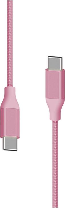 Produktbild Xlayer PREMIUM Metallic Cable USB-C to Type-C 1,5m Rose (1.50 m, USB 2.0)