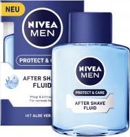 Nivea Men as fluid original-mild, 100ml Flasche (Aftershave Sprühpumpe, 100 ml)