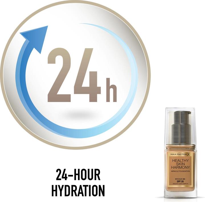 Immagine prodotto Max Factor Armonia della Pelle Sana 30 ml Bottiglia a Pompa Crema 80 Bronzo (80 Bronzo)