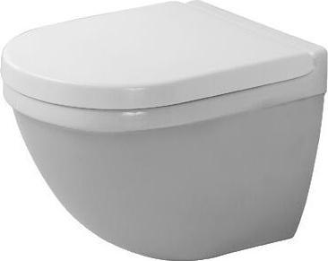 Actual product image Duravit Wall-hung WC STARCK 3 COMPACT deep, 360x485mm HygieneGlaze white