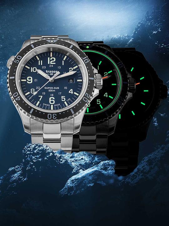 Actual product image Traser P67 SuperSub (Diving watch, 46 mm)