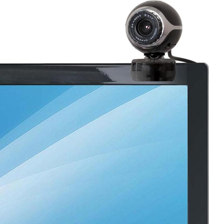Produktbild Defender IronKey C-090 webcam 0.3 MP USB 2.0 Black - Webcam (0.30 Mpx)