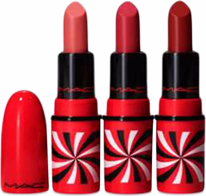 Produktbild MAC Cosmetics Tiny Trick Mini Lipstick Trio Weihnachts- Set