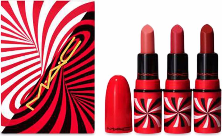 Produktbild MAC Cosmetics Tiny Trick Mini Lipstick Trio Weihnachts- Set