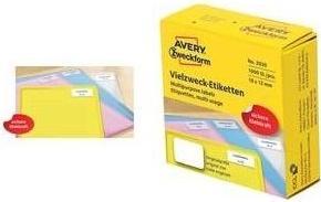 Image du produit Avery 3831 Rectangle arrondi Durable Blanc 400pcs(e) Étiquette auto-adhésive