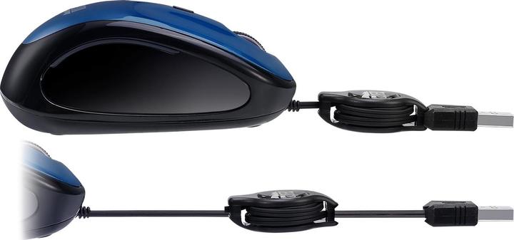 Produktbild Adesso einziehbare Nano mouse, iMouse S8L (Kabelgebunden)