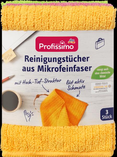 Produktbild dm Profissimo Reinigungstücher aus Mikrofeinfaser (3 Stk.)