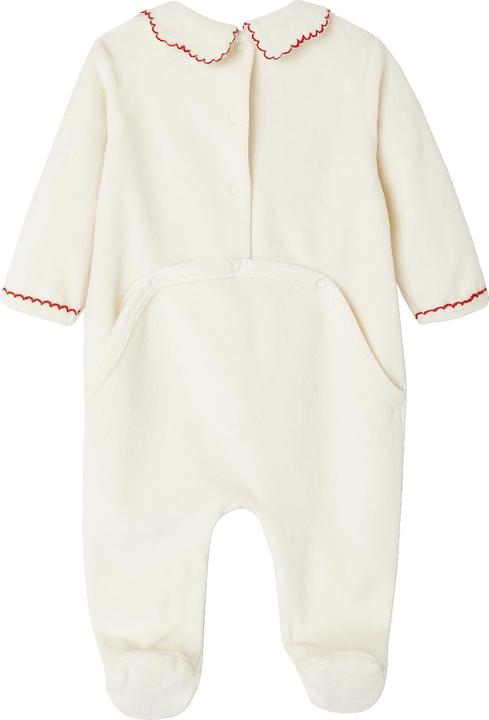Actual product image Vertbaudet Baby Samt-Strampler mit Weihnachts-Stickereien Oeko-Tex (86)