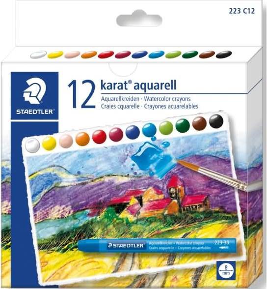 Produktbild Staedtler Aquarellkreide 'Design Journey' (Multicolor, Mehrfarbig, 12 x)