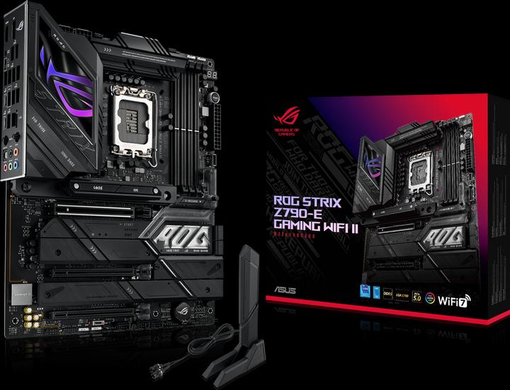 Actual product image ASUS ROG STRIX Z790-E GAMING WIFI II (LGA 1700, Intel Z790, ATX)