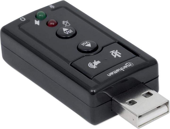 Manhattan Adaptateur de son 3-D (USB 2.0)