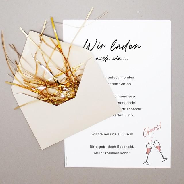 Produktbild Artoz Designpapier: Cheers (120 g/m², A4)