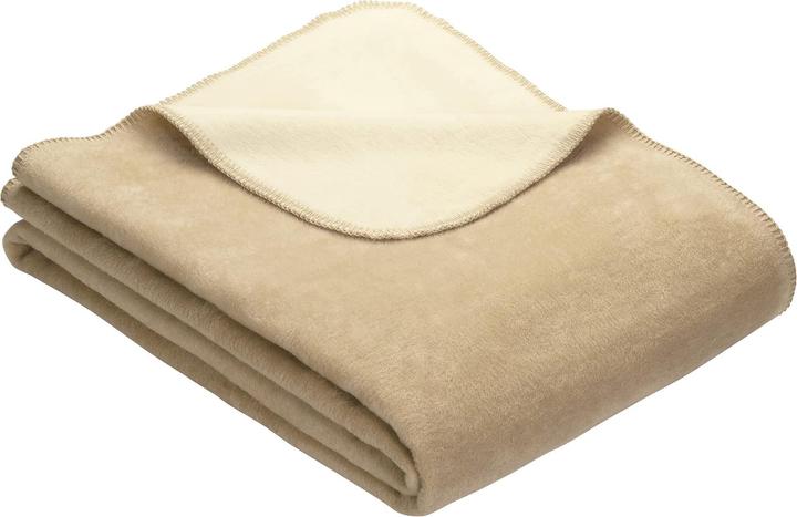 Produktbild Ibena Uni Doublefacedecke Dublin 2340 creme/wollweiss 150x200cm (150 x 200 cm)