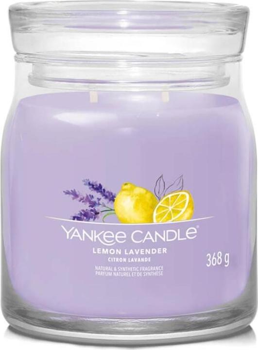 Produktbild Yankee Candle Duftkerze Lemon Lavender Signature Medium Jar