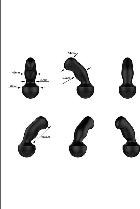 Actual product image Nexus GYRO VIBE EXTREME Hands Free Vibrating Dildo