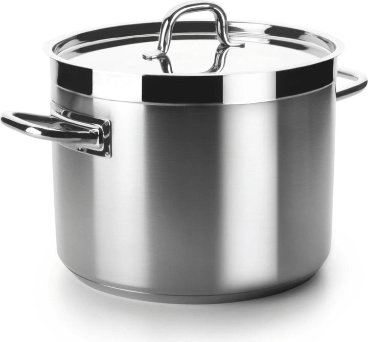 Produktbild Lacor Chef Luxe Kochtopf mit Deckel D28cm H26cm 13.5lt (28 cm, Kochtopf, Edelstahl)