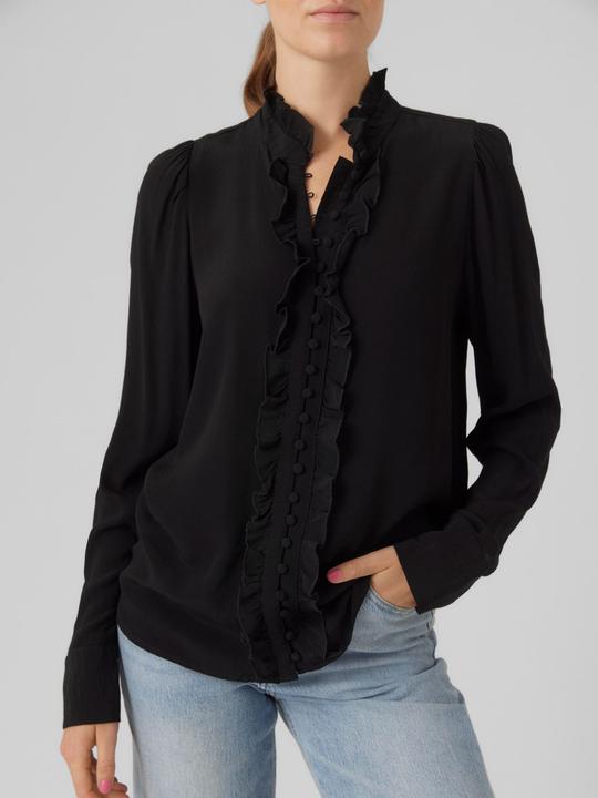 Actual product image Vero Moda VMSELLA L/S FRILL SHIRT WVN EXC Shirt (S)