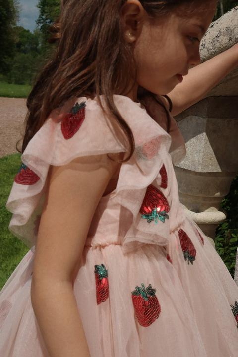 Produktbild Konges Slojd Yvonne Fairy Kleid Strawberry (110)