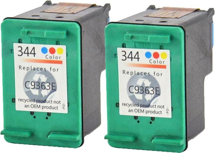 Actual product image Hermex Alternative print head cartridge HP 344 C9363EE Colour twin pack (M, Y, C)