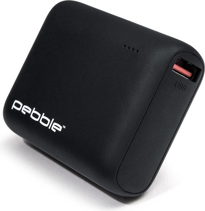 Actual product image veho Pebble PZ10 - Black - Universal - Rectangle - Lithium Polymer (LiPo) - 10000 mA (10000 mAh, 12 W, 37 Wh)