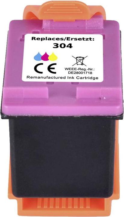 Actual product image Renkforce Ink replaces HP 304 (N9K05AE) Compatible Cyan, Magenta, Yellow RF-570 (M, C, Y)