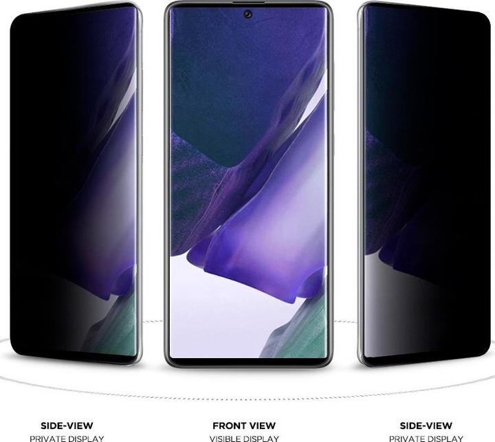 Actual product image Eiger Mountain Glass Black Edge (1 Piece, Samsung Galaxy Note 20)