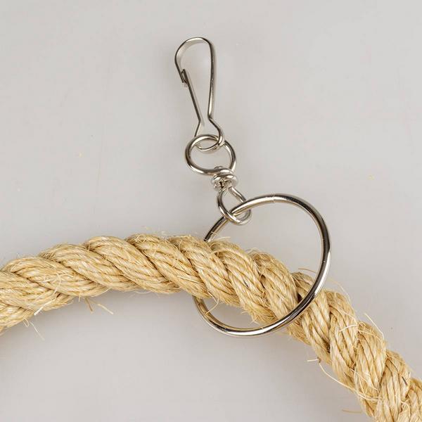 Image du produit Duvoplus Corde à anneaux en sisal M, 50 x 30 x 5 cm