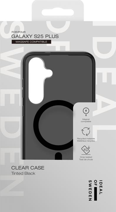 Produktbild iDeal Of Sweden Galaxy S24 Plus/S25 Plus Clear Case Magsafe - Tinted Black (Samsung Galaxy S25+, Samsung Galaxy S24+)