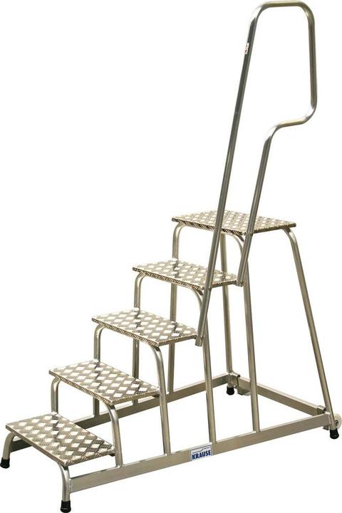 Immagine prodotto Krause Scaletta mobile per lavori di montaggio STABILO, 2 rotelle a supporto fisso (Ponteggio, 30.50 cm)