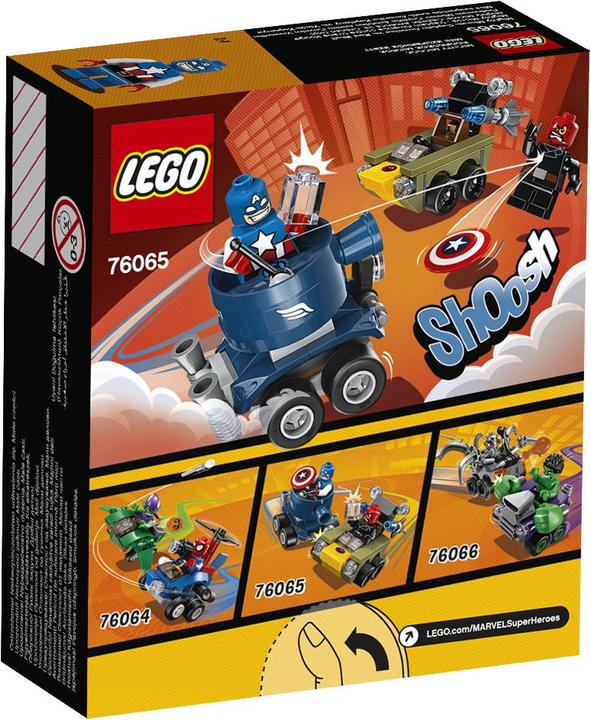 Image du produit LEGO Marvel Super Heroes Mighty Micros: Captain America contre Crâne Rouge (76065, LEGO Marvel)