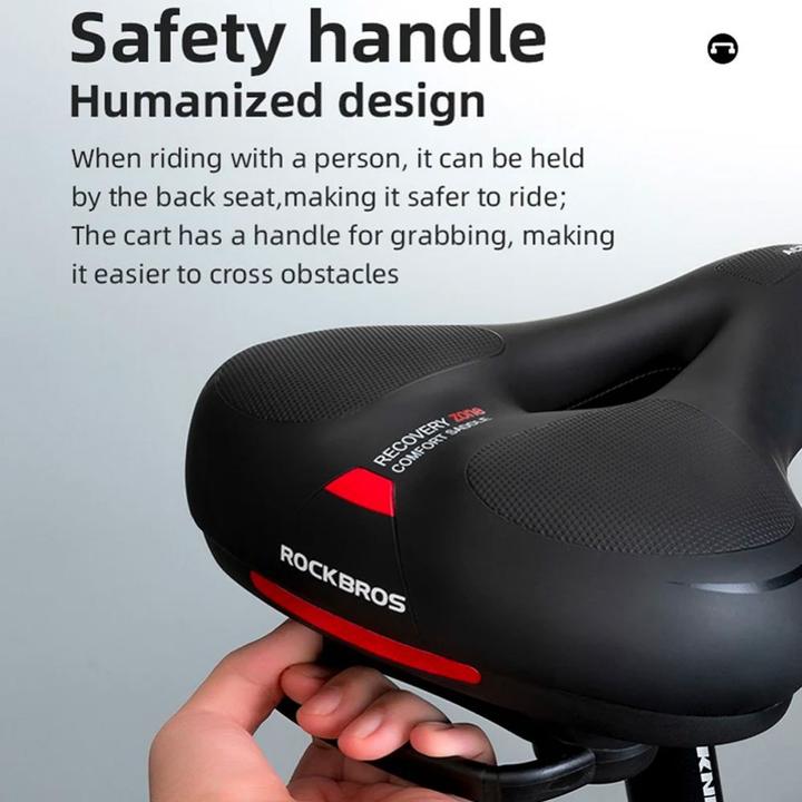 Immagine prodotto Rockbros Sella per bicicletta AQ-6090R - nera e rossa
