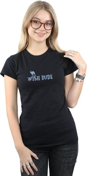 Actual product image Disney Womens/Ladies Aladdin Wish Dude Cotton T-Shirt (S)