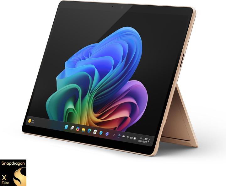 Microsoft Surface Pro – Copilot+ PC (mit Netzteil) – 11. Edition (13", Snapdragon X Elite X1E-80-100, 16 GB, 1000 GB, Ohne Tastaturlayout)