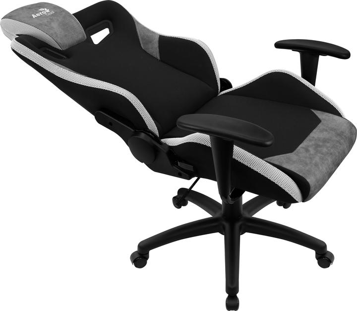 Immagine prodotto AeroCool COUNT Sedia da gioco universale AeroSuede Nero Grigio