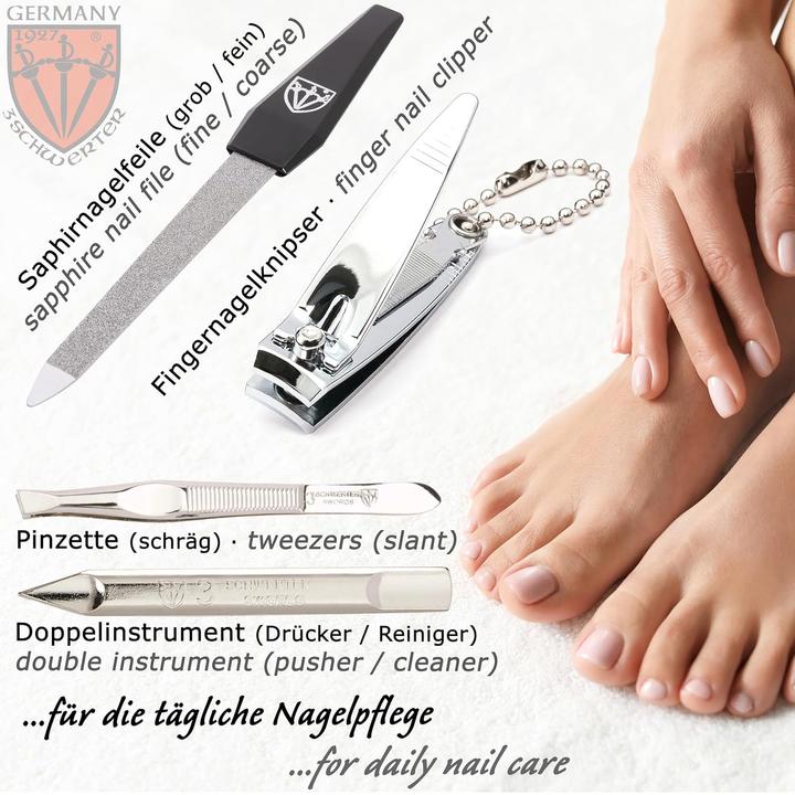 Actual product image Drei Schwerter 6-teiliges Maniküre Set Ravenna
