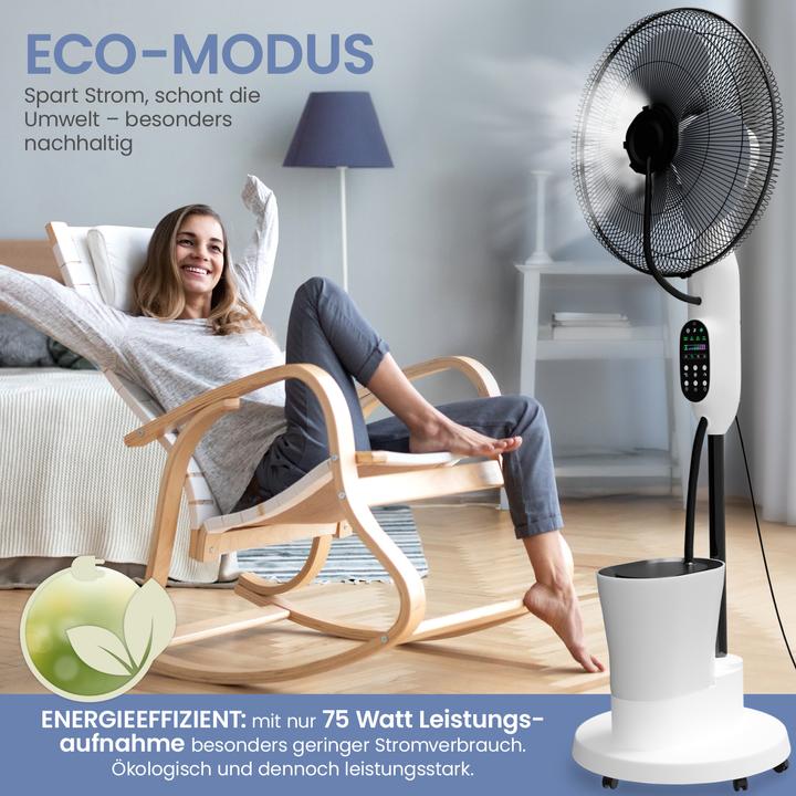 Actual product image Eloneo Standventilator mit Luftbefeuchtung