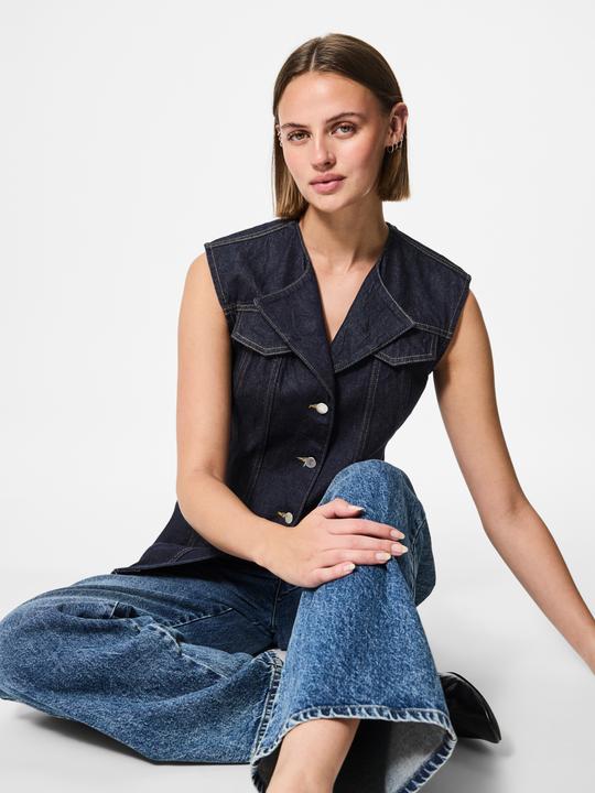 Image du produit Pieces PCNUA FITTED DENIM Weste (S)