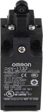 Actual product image Omron Industrial Automation IP66/67 limit switch w/steel plunger